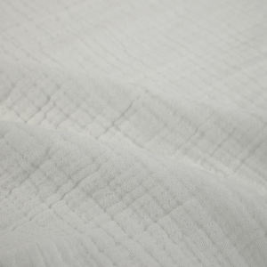 Tissu Mousseline <span class=keywords><strong>de</strong></span> <span class=keywords><strong>Coton</strong></span> Biologique Personnalisé BCI 245 g/m² Six <span class=keywords><strong>Gaze</strong></span> Crêpe pour Bébé, Teint Uni, Technique <span class=keywords><strong>de</strong></span> Tissage Peigné pour Filles - Product Image 6