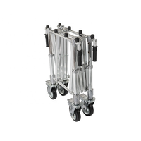 Carrito de Transporte Plegable de Aluminio para Ataúdes, para Iglesia, de Alta Calidad, Gran Venta 2025