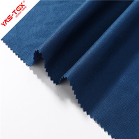 Tissu brodé tricoté en mélange polyester-coton teint, résistant à l'abrasion, poids moyen, pour vêtements de sport d'extérieur filles et garçons