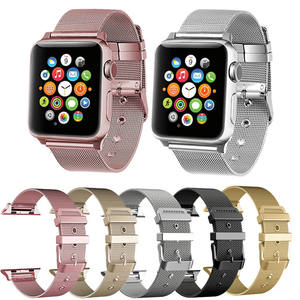สายรัดข้อมือสแตนเลสสุดหรูสายนาฬิกาอัจฉริยะแบบมิลานสำหรับ Apple <span class=keywords><strong>iWatch</strong></span> <span class=keywords><strong>7</strong></span> 6 5 4 3 SE สำหรับเปลี่ยนสายนาฬิกาโลหะ - Product Image 3