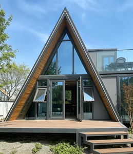Casa Prefabricada Modular Triangular de Diseño Moderno y Lujoso Chino, Sala de Estar Prefabricada - Product Image 2