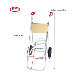 Chariot de transport de moteur hors-bord pliable robuste de marque FOYO, capacité de 85 lb, avec roues - Product Image 2