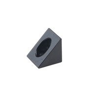 Aksesori Printer 3D Cocok untuk Openbuildings Konektor Sudut Hitam Potongan Aluminium Segitiga Blok Aluminium