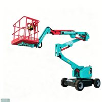 Plateforme élévatrice automotrice Longqing TB11-TB22 à bras articulé, petite taille, hauteur maximale de 9m à 20m pour opérations en altitude.
