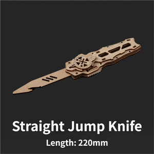 Cuchillo Mariposa de Madera, Rompecabezas Educativo 3D, Modelo de Juguete para Armar, Diseñado para una Montaje Segura, Mejora la Coordinación y la Concentración - Product Image 4