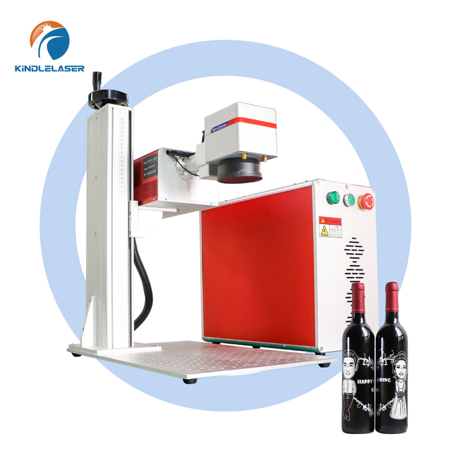 5W UV Fiber Laser Mini Marking Machine Water Bottle Laser Engraving Machine Mirror Glass Raycus Laser Source Air-Cooled