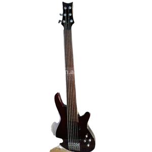 Weifang Rebon 6 String <span class=keywords><strong>fretless</strong></span> ไฟฟ้ากีต้าร์เบส - Product Image 1
