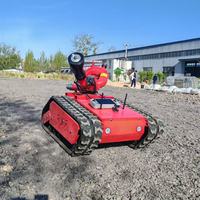 Robot de lutte contre les incendies intelligent et télécommandé, pour l'extinction et le refroidissement des incendies sur sites à haut risque, équipement de sauvetage incendie pour la fusion des métaux