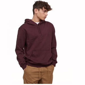 Customized Wholesale Best Selling <b>Plain</b> Oversize Men <b>Hoodie</b> High Quality Long Sleeve Fleece Material Solid Color Pullover <b>Hoodie</b> - Product Image 1