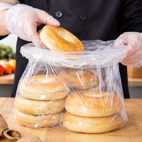 Sac d'emballage alimentaire en plastique de qualité alimentaire 18"x24" à fermeture plate facile à ouvrir, multi-usages pour restaurant