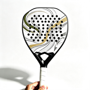 Raqueta de Pádel Profesional de Fibra de Carbono 3K 12K 18K Diamond, <span class=keywords><strong>Bullpadel</strong></span> 2026, Núcleo de Espuma EVA Suave - Product Image 1