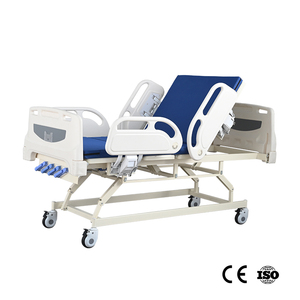 <span class=keywords><strong>Lit</strong></span> d'examen médical multifonctionnel à 5 manivelles, manuel et électrique, pour soins intensifs, hôpitaux et soins à domicile - Product Image 3