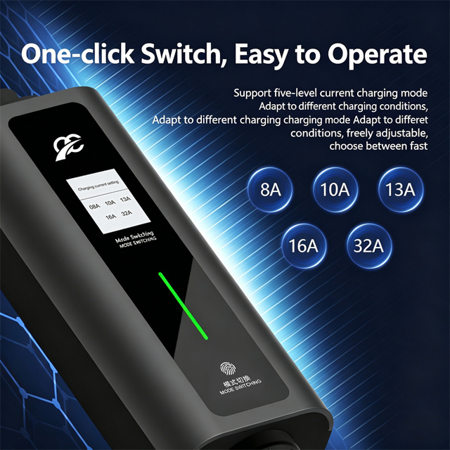 Cargador Auto Electrico Portatil Ev Portable Charger Station Byd Ev Charger 7kw Gbt Charging Stations for Electric Cars
