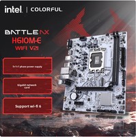 BATTLE-AX H610M-E WIFI V21 Frost Battle-Axe DDR4 Intel Paket Motherboard CPU Baru Warna-warni