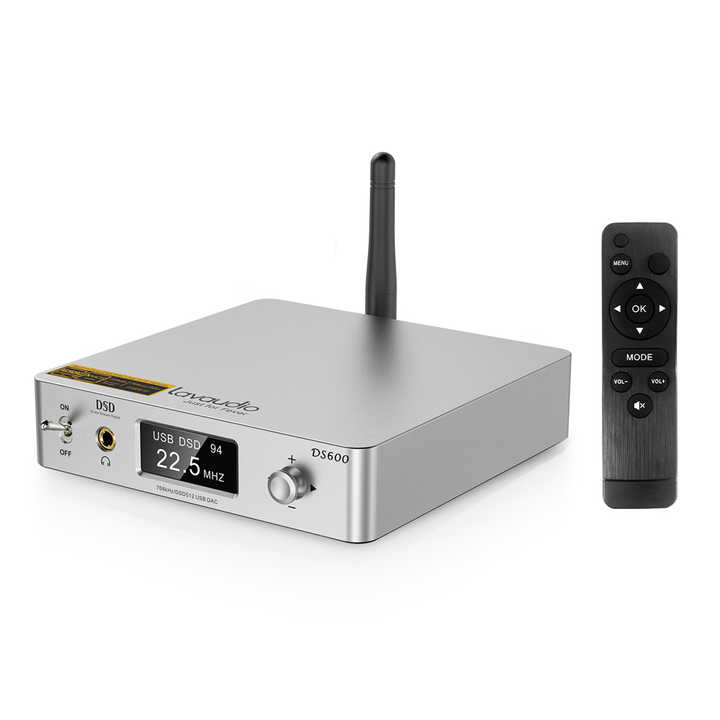 Lavaudio DS600 LDAC Bluetooth 5.0 Receiver Amplifier with OLED 