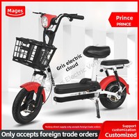 Source d'usine Vélo électrique à deux roues pour adulte Scooter électrique Little Prince Design Pratique 48V 400W Exclusif transfrontalier