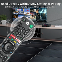 RMF-TX310P pour télécommande vocale Sony compatible avec les téléviseurs Sony KD-55A8G KD-65A8G KD-55A9F KD-65A9F KD-75Z9F KD-43X8000G
