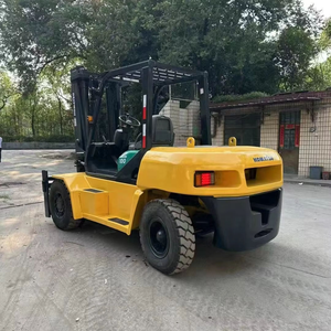 รถยกดีเซลโคมัตสึ FD100 มือสอง ขนาด 10 ตัน พร้อมเครื่องยนต์เดิม สำหรับงานหนัก ใช้ในท่าเรือและขนถ่ายเหล็ก - Product Image 3