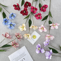 Tiges de fleurs artificielles en soie modernes, ultra-réalistes, faites à la main, fausses fleurs en forme de tulipes pour la décoration de mariages, de maisons et de fêtes