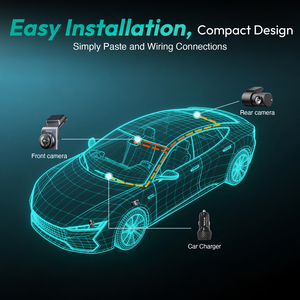 BotsLab G300H Pro 3K Dash Cam Dual Lens 150 24H Parking ADAS GPS WiFi Type-C Starlight HD Night Vision 256GB 12-24V BYD - Product Image 5