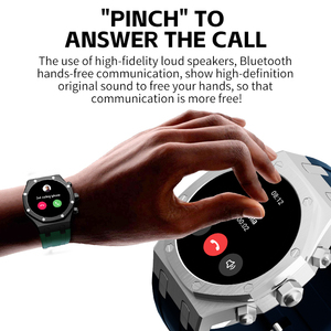 Nouvelle arrivée Montre connectée AMOLED WS18, style mécanique, montre avec fonction téléphone BT, rappel intelligent, montre connectée sport pour hommes - Product Image 5