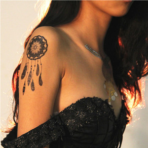 YHB sexe corps main <span class=keywords><strong>tatouage</strong></span> autocollant kits dentelle noire sexy tatouages art autocollant étanche <span class=keywords><strong>tatouage</strong></span> film e commerce en gros - Product Image 3