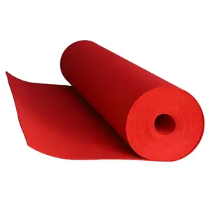 Vliesstoff Nadel-Stichgefühl Filzstoff roter Teppich für Ausstellung
