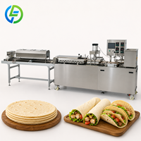 Machine automatique de fabrication de tortillas à diamètre et épaisseur réglables pour tacos et wraps