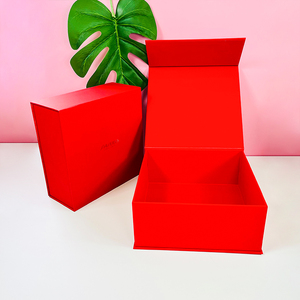 Emballage de boîte de papier de produits cosmétiques avec la fermeture magnétique d'aimant de papier de cadeau de couvercle - Product Image 3