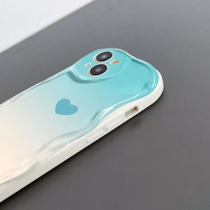 Blu <span class=keywords><strong>bianco</strong></span> amore <span class=keywords><strong>cuore</strong></span> stampa gelato bordo onda Silicone TPU custodia per telefono cellulare per <span class=keywords><strong>Iphone</strong></span> X Xr Xs Max 11 12 13 14 15 16 17 - Product Image 4