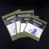 Sachet refermable en plastique à fermeture éclair pour feuilles de tabac 25g 50g 100g – Emballage pour tabac