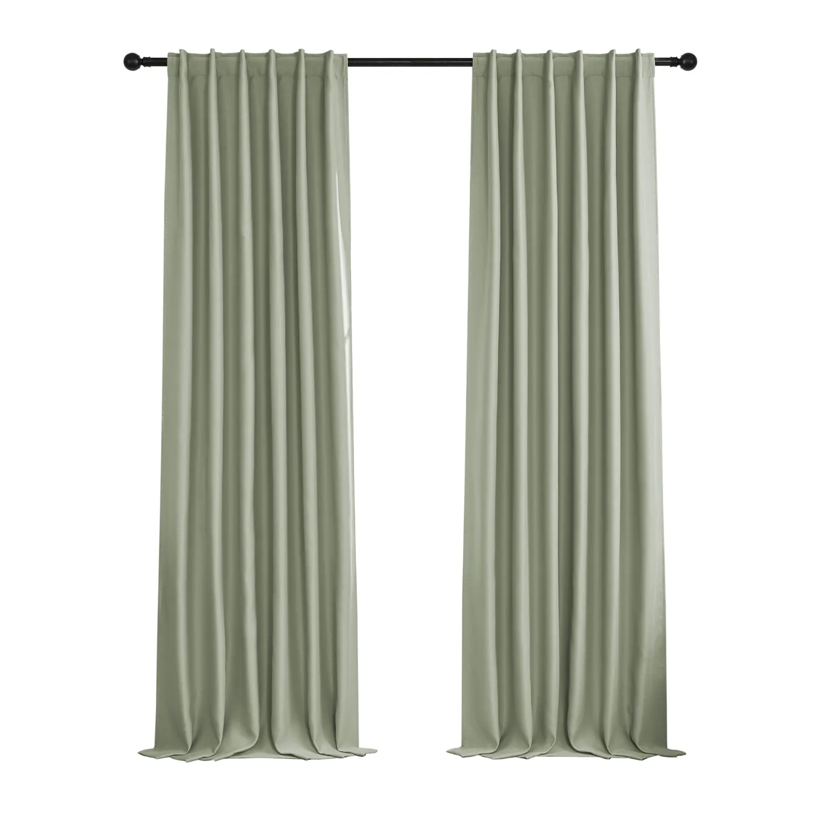 Gray Blackout Curtains   Drapes for Bedroom - Thermal Curtains Grommet Noise Reducing Room Darkening for Living Room