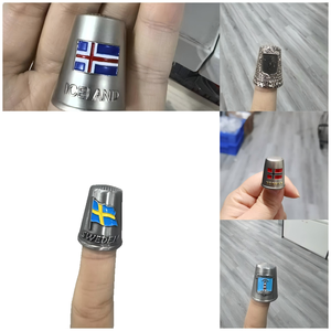 Protector de Dedos Metálico para Costura, Artesanía, Bordado y Quilting, con Logotipo Personalizado, Colección de Regalos de Viaje - Product Image 6