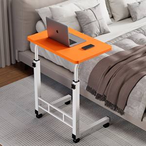 수납 가능한 맞춤형 나무 컴퓨터 책상 높이 조절 가능 접이식 침대 옆 학습 기능 먹기 - Product Image 4