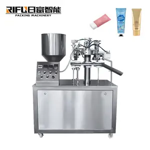 Factory price hot air tube sealer laminate lotion plastic tube filling and sealing machine