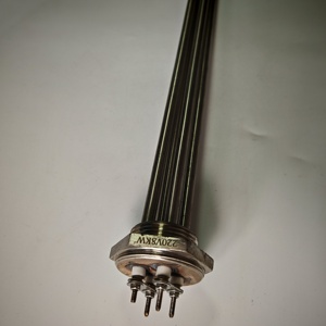 Calentador Tubular en Espiral, Resistencia Tubular Eléctrica de Acero Inoxidable con Conector Roscado, Tubo Aletado para Calefacción de Aire - Product Image 2