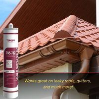 Scellant pour joints de toiture en tôle galvanisée, silicone neutre pour toiture et gouttières