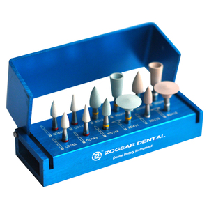 ZOGEAR RA1112 kit di lucidatura composita per laboratorio dentale, lucidatrice a diamante in gomma - Product Image 5