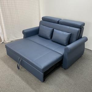 Reposacabezas plegable pequeño para sala <span class=keywords><strong>de</strong></span> estar, sofá cama funcional ajustable, <span class=keywords><strong>ciencia</strong></span> y tecnología europea, color azul - Product Image 2