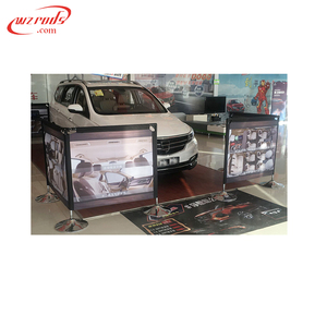 Weihai Wisezone fabrika doğrudan açık ücretsiz ayakta <span class=keywords><strong>Cafe</strong></span> bariyer modüler 200cm özel Logo dikdörtgen kaldırım burcu <span class=keywords><strong>Banner</strong></span> - Product Image 6