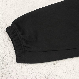 Custom Logo 100% Cotton High Quality Sweat Pants Embroidery Logo <b>Elastic</b> Cuff Sweatpants for Men - Product Image 4
