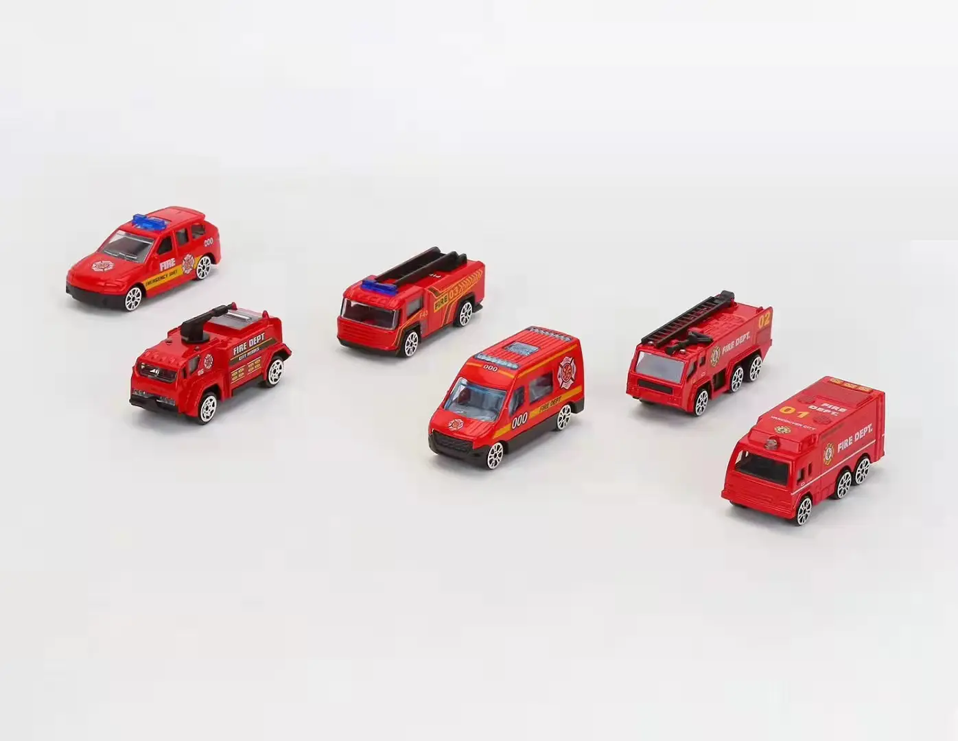 Pull Back fire fighting truck Toys Diecast Model Car Alloy Car Toy Mini Metal Pull Back Car Engines Model For Boy