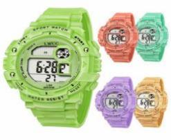 Orologi giocattolo per bambini Orologio digitale in plastica unisex 4-6 anni Colori misti I-05 - Product Image 1