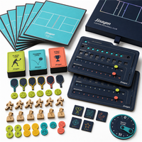Jeu de société de stratégie personnalisé pour club de pickleball, jeu de table pliable pour la gestion des clubs avec composants en bois pour les événements de club