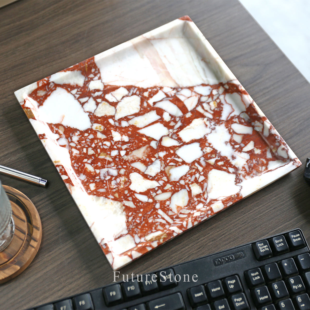 Calacatta Red (25*25*1.8cm)