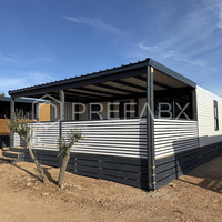 PrefabX Flip-Classic, conteneur extensible de haute qualité, résistant à l'eau, écologique, durable, respirant, maison moderne, installation facile