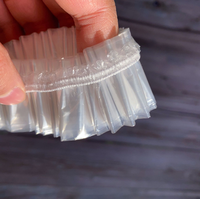 Forros Desechables para Pedicura, Ecológicos e Impermeables, Transparentes, 400 Unidades por Caja, con Elástico de Plástico PE para Baño de Pies en Salón