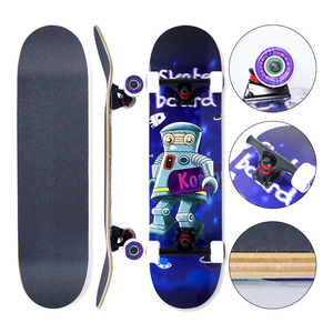 Skateboard completo personalizzato economico in legno di acero a 7 strati - Product Image 1
