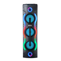 Enceinte Stéréo Portable Sans Fil 500W pour Fêtes à Domicile, Enceinte Active Bluetooth Boombox