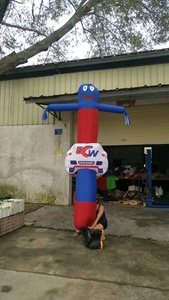 Clown danzante gonfiabile all'aperto con soffiatore gonfiabile Sky Dancing burattino Logo personalizzato formato colore - Product Image 4